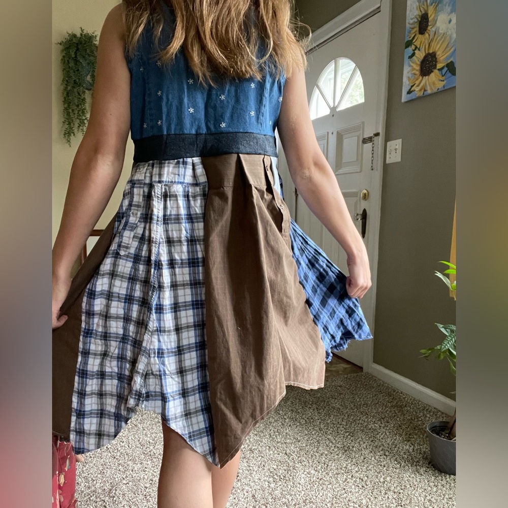 Handmade patchwork dress - Picture 8 of 13